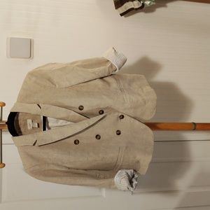 Loft size 10 cropped linen blazer